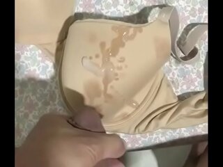 Semen on the bra of Step's underwear